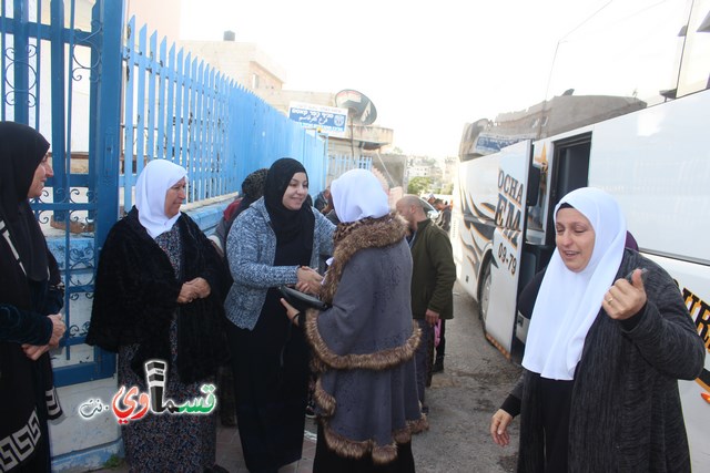  كفرقاسم : فوج الطائرة والثاني من عمرات الشتاء يغادر البلدة الى الديار الحجازية عبر مطار بن جوريون مع الاداري زهير العمشه  ابو الصراط  